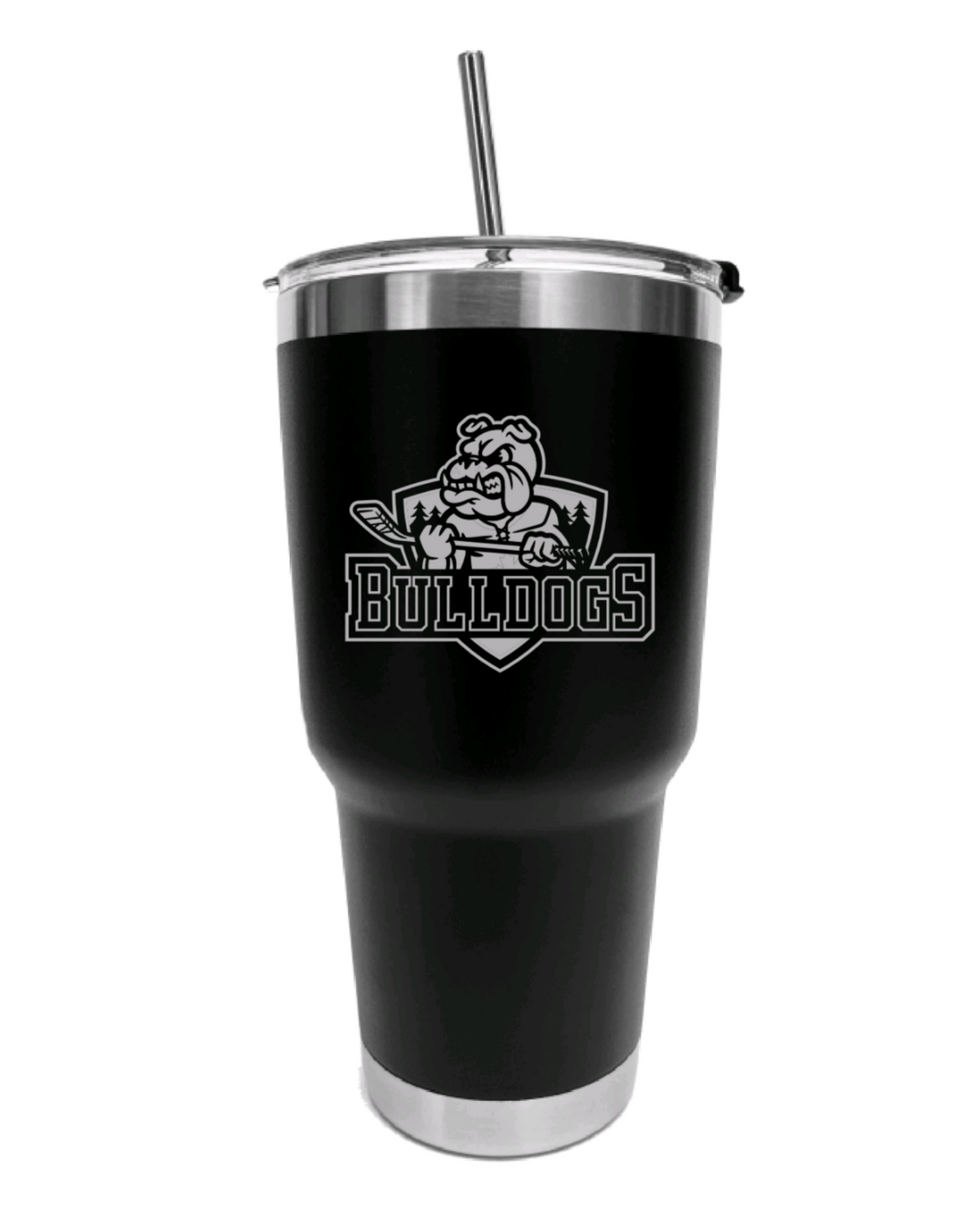 Bulldogs 30oz Stainless Steel Team Travel w/Straw Tumbler