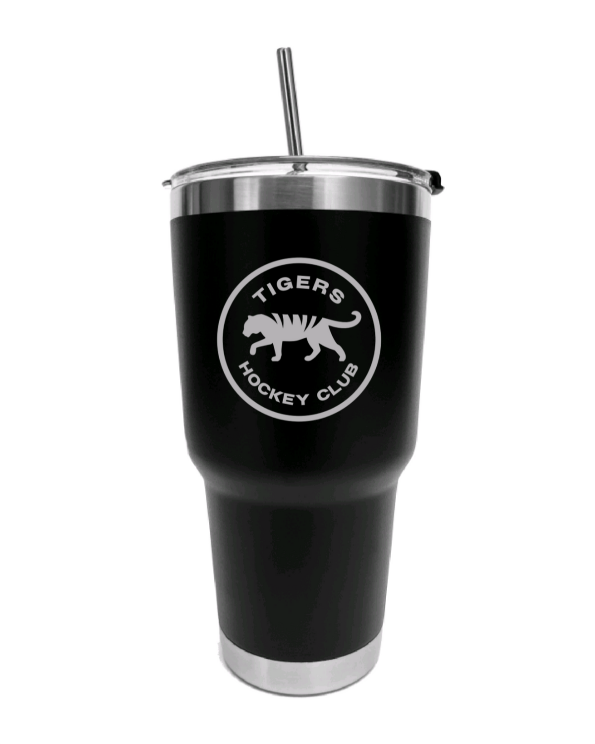 Tigers 30oz Stainless Steel Team Travel w/Straw Tumbler