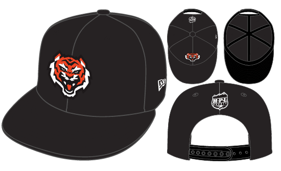 Tigers 3D Puff New Era Flat Brim 9Fifty Snap Back Hat 2026