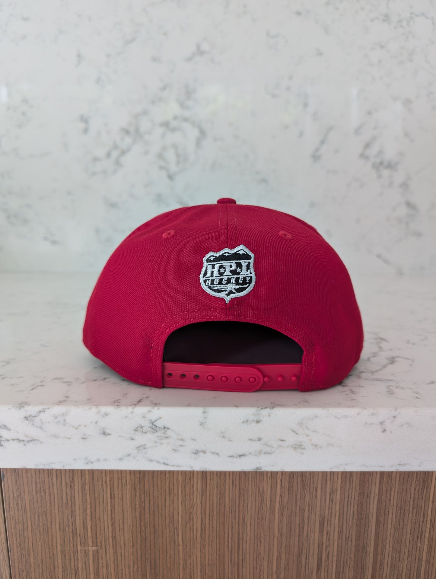 Red Beavers B Letter Logo 3D Puff New Era Flat Brim 9Fifty Snap Back Hat