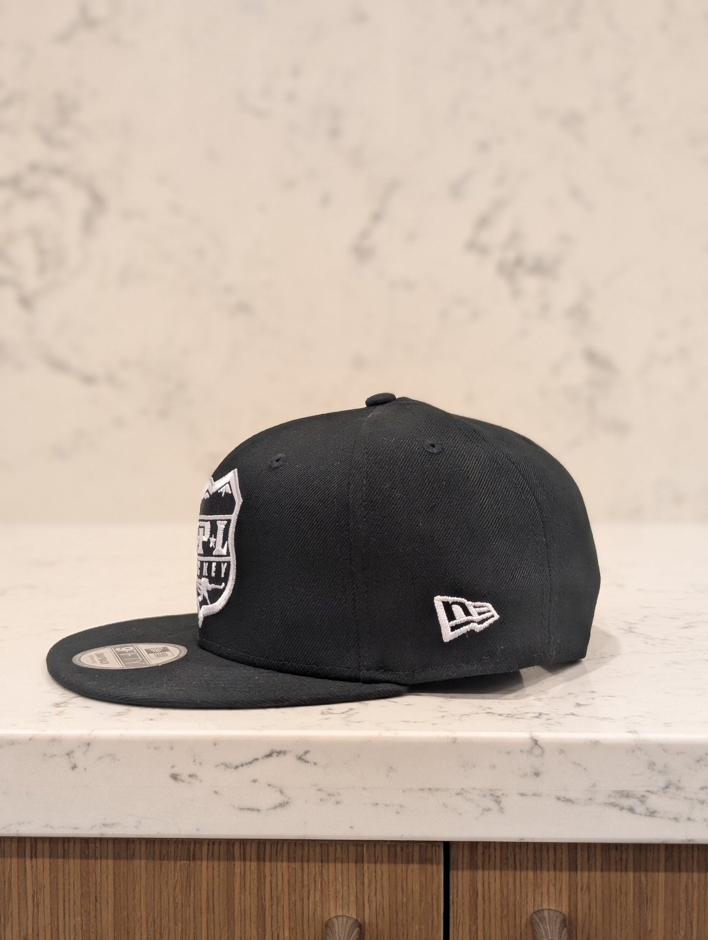 HPL Branded Oversized Logo New Era Team Logo Flat Brim 9Fifty Snap Back Hat