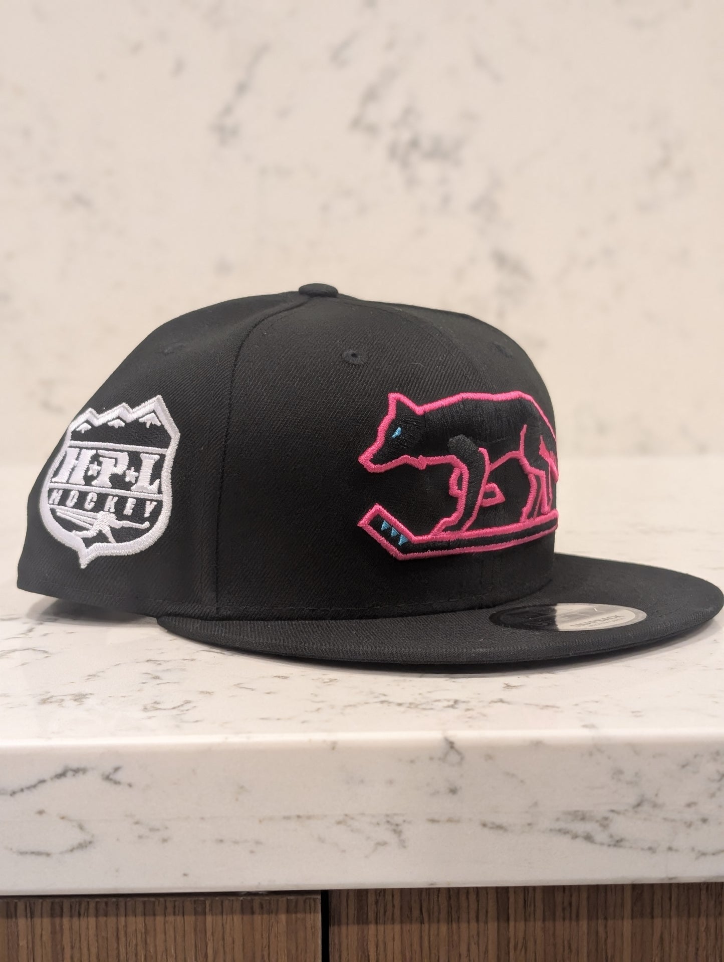 Coyotes 3D Puff New Era Flat Brim 9Fifty Snap Back Hat