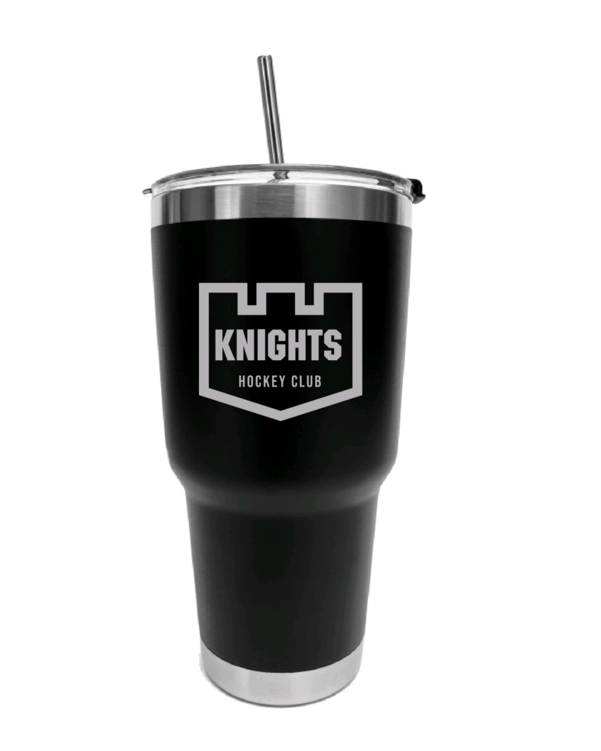 Knights 30oz Stainless Steel Team Travel w/Straw Tumbler