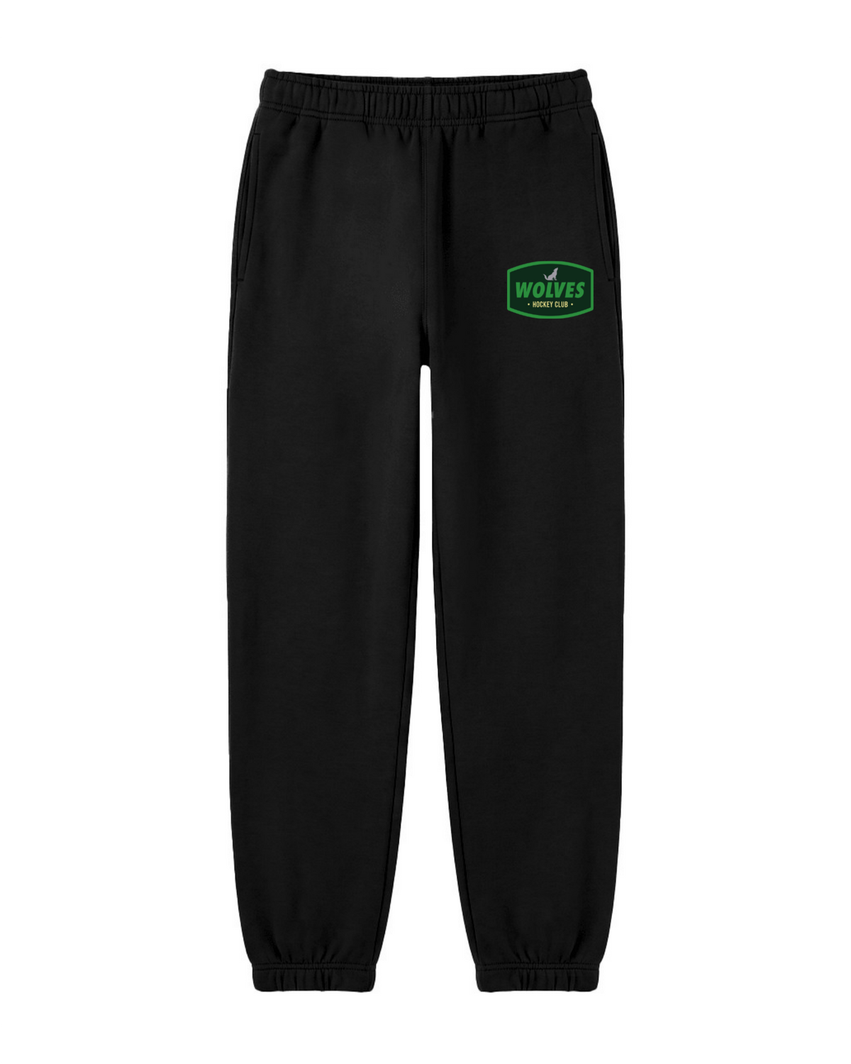 Youth Island Wolves Black Sweat Pants