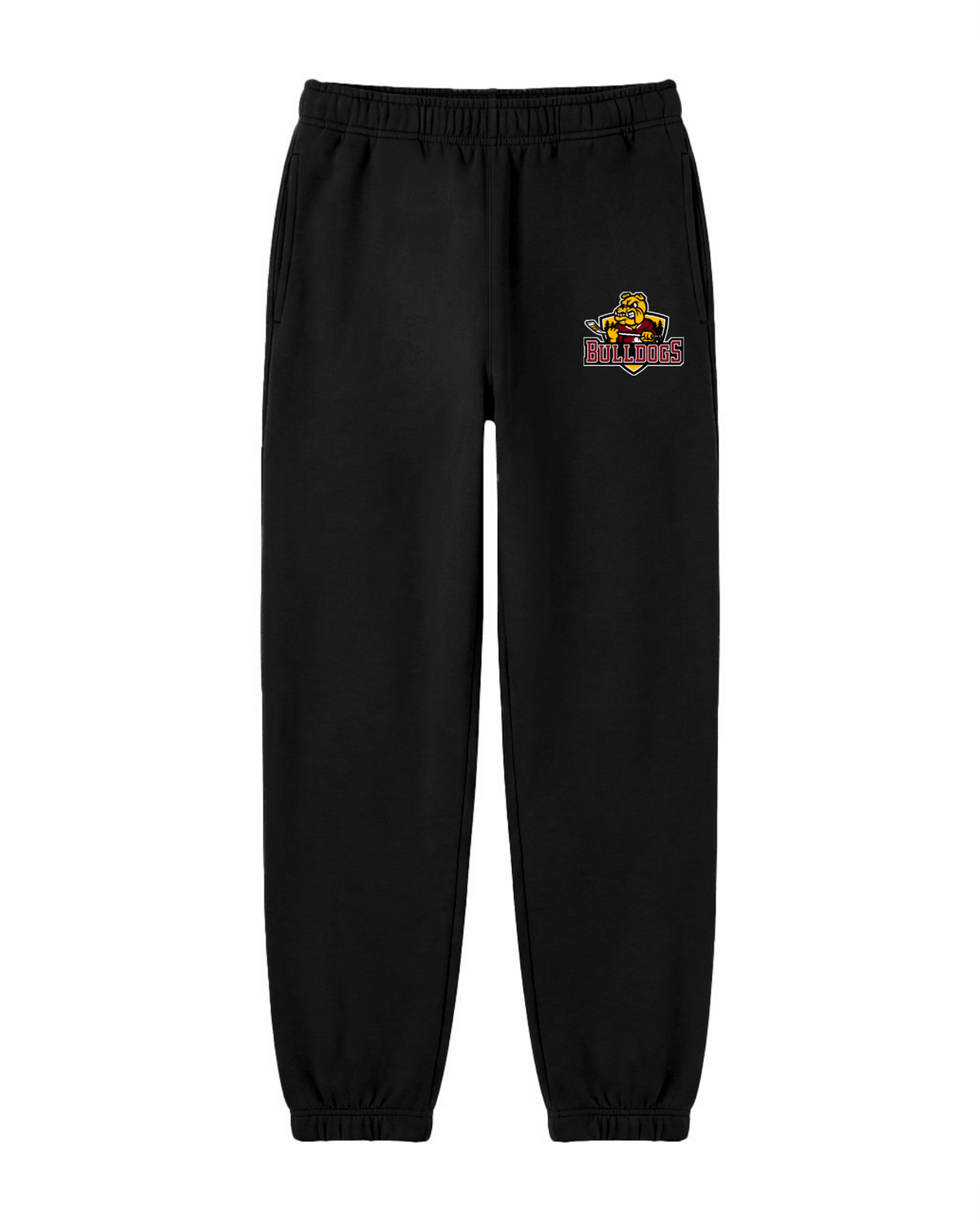 Youth Bulldogs Black Sweat Pants