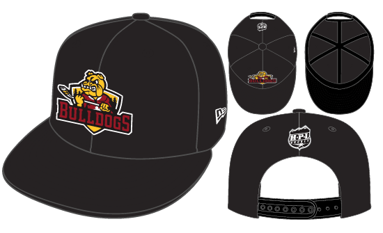 Bulldogs 3D Puff New Era Flat Brim 9Fifty Snap Back Hat 2026