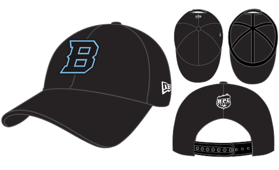 Bandits New Era Traditional Logo Curved Brim 9Forty Snap Back Hat 2026