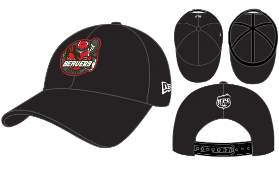 Beavers New Era Traditional Logo Curved Brim 9Forty Snap Back Hat 2026