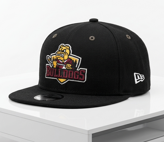 Bulldogs 3D Puff New Era Flat Brim 9Fifty Snap Back Hat 2026