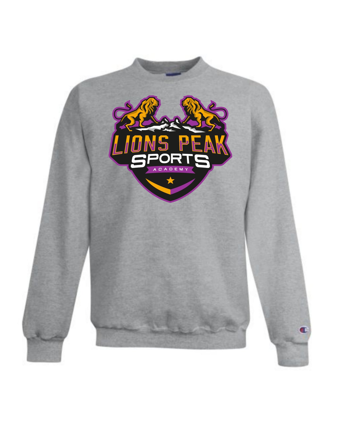 Lions Peak Champion Crewneck School Spirit Youth Sweater