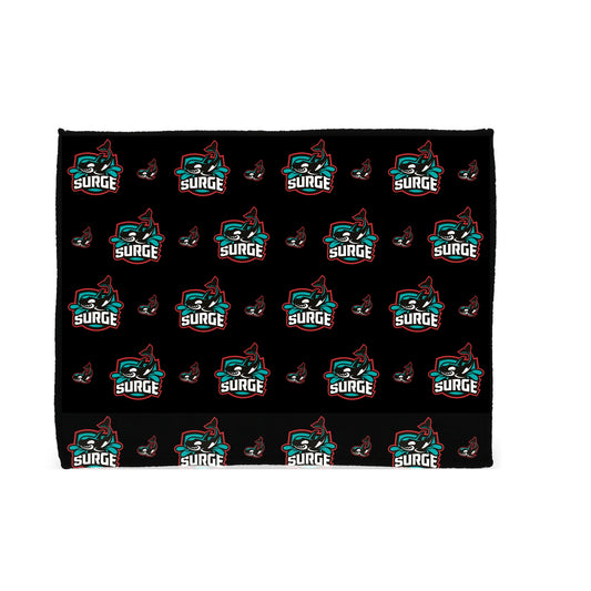 Island Surge Sublimated Team Blanket Black