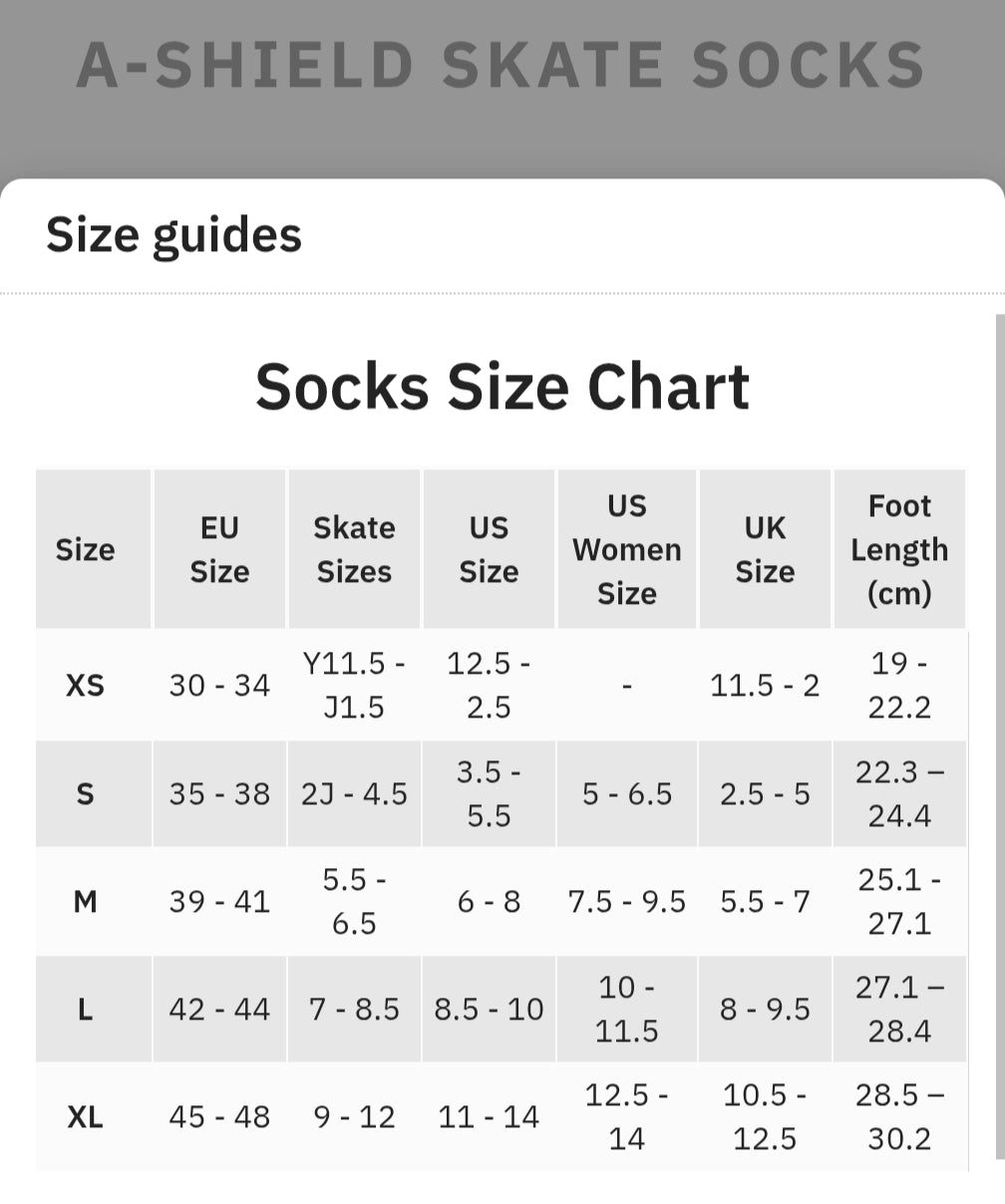 A-SHIELD Skate Socks