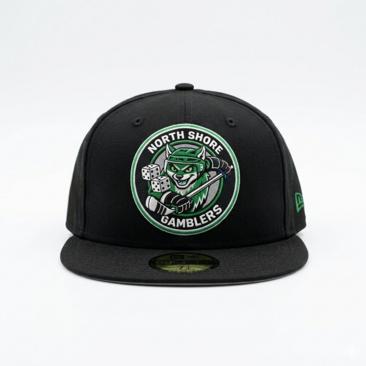 Gamblers Branded New Era Team Logo Flat Brim 9Fifty Snap Back Hat