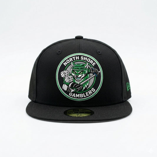 Gamblers Branded New Era Team Logo Flat Brim 9Fifty Snap Back Hat