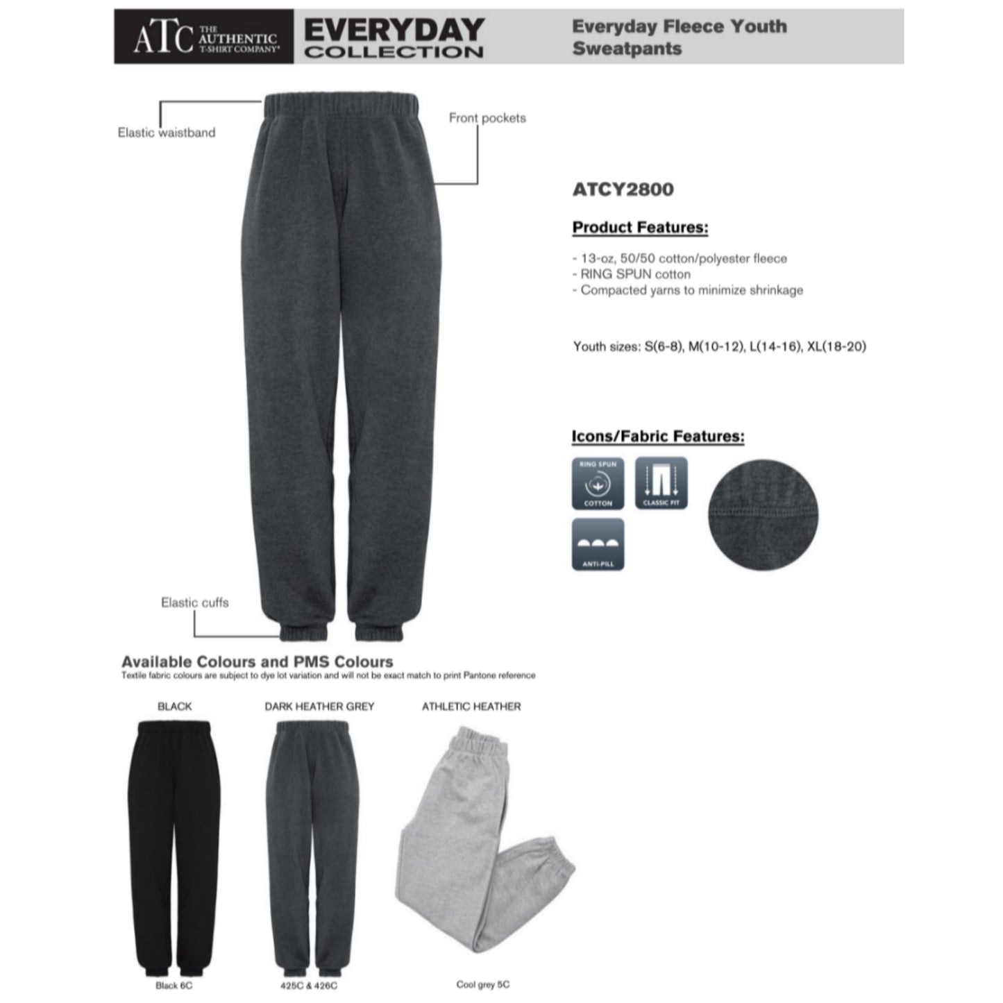 Youth Wolverines Back to School Sweat Pants