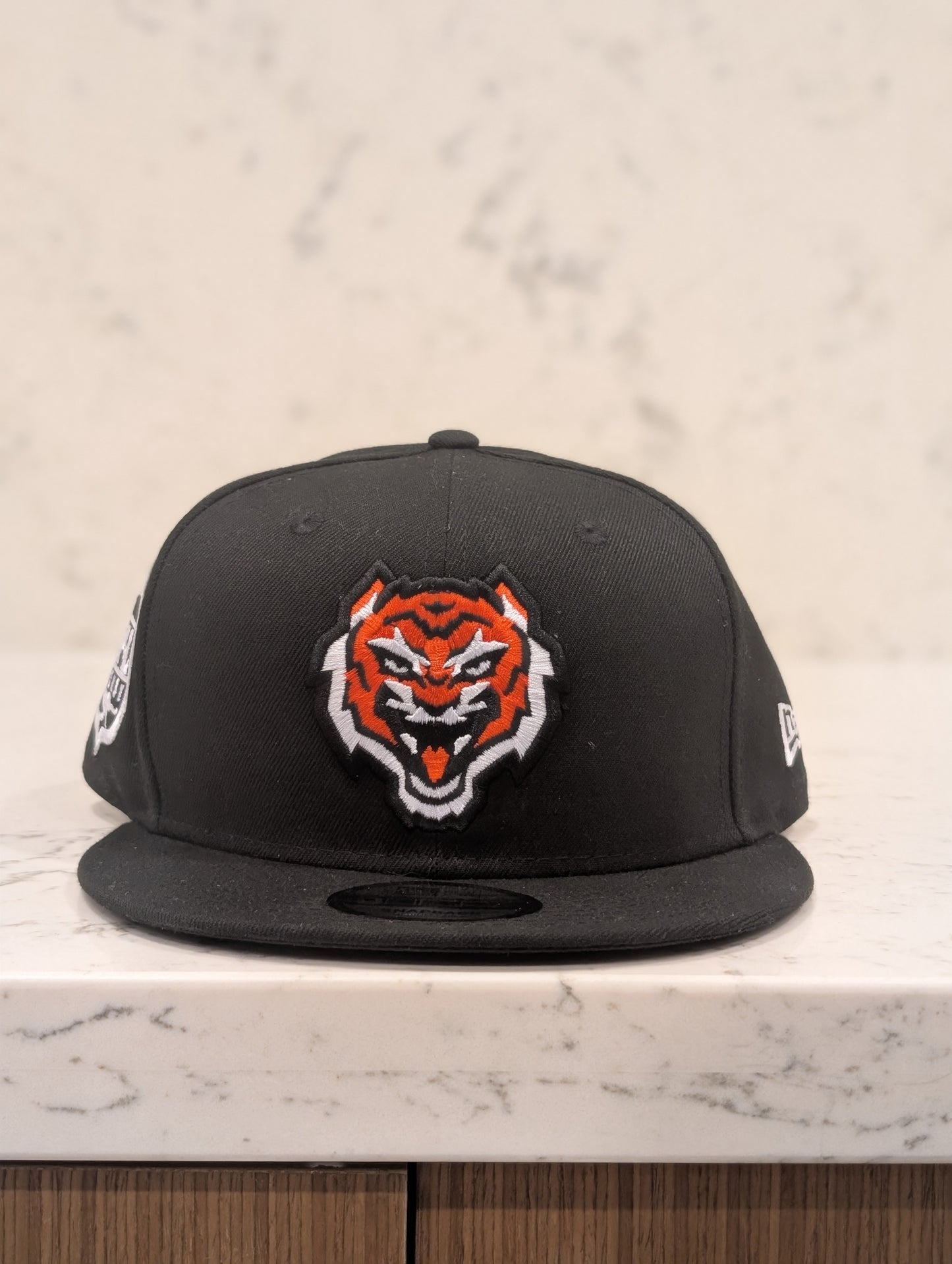 Tigers 3D Puff New Era Flat Brim 9Fifty Snap Back Hat