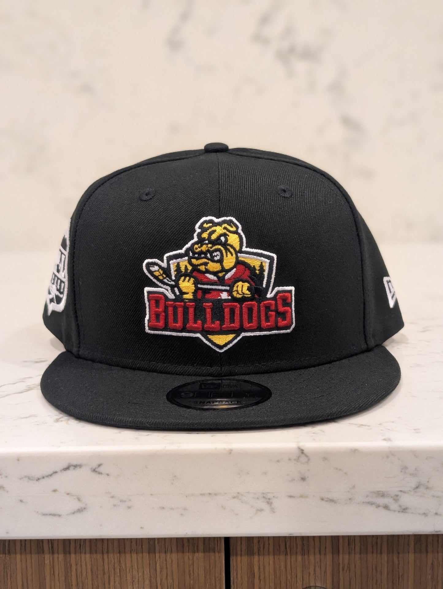 Bulldogs 3D Puff New Era Flat Brim 9Fifty Snap Back Hat