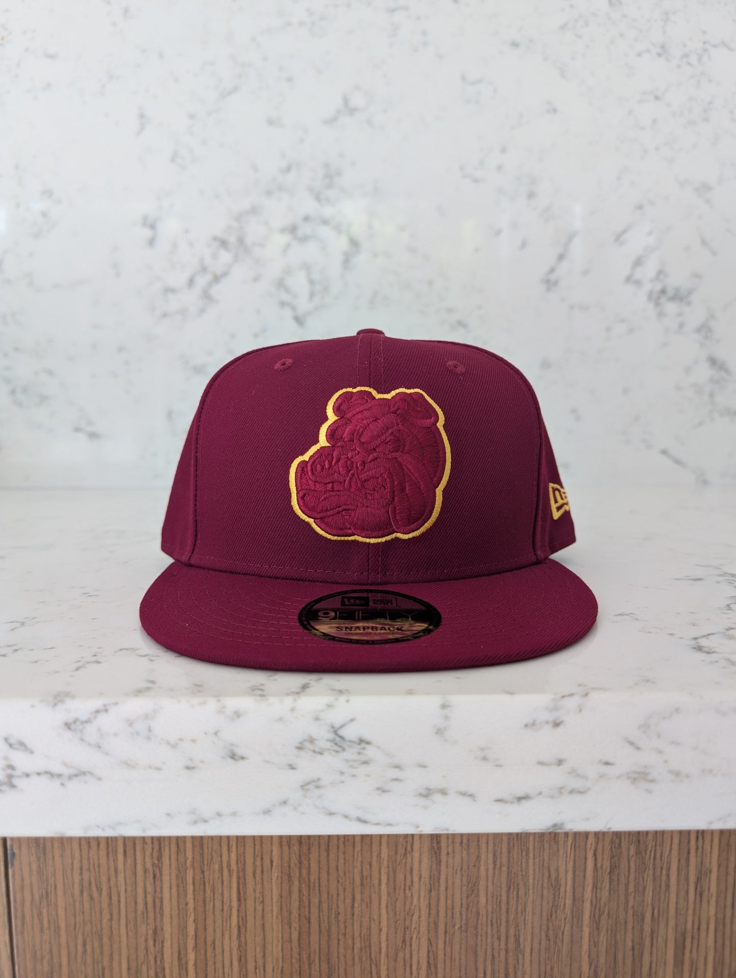 Bulldogs 3D Puff New Era Tonal Flat Brim 9Fifty Snap Back Hat
