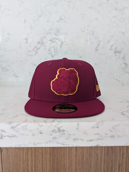 Bulldogs 3D Puff New Era Tonal Flat Brim 9Fifty Snap Back Hat