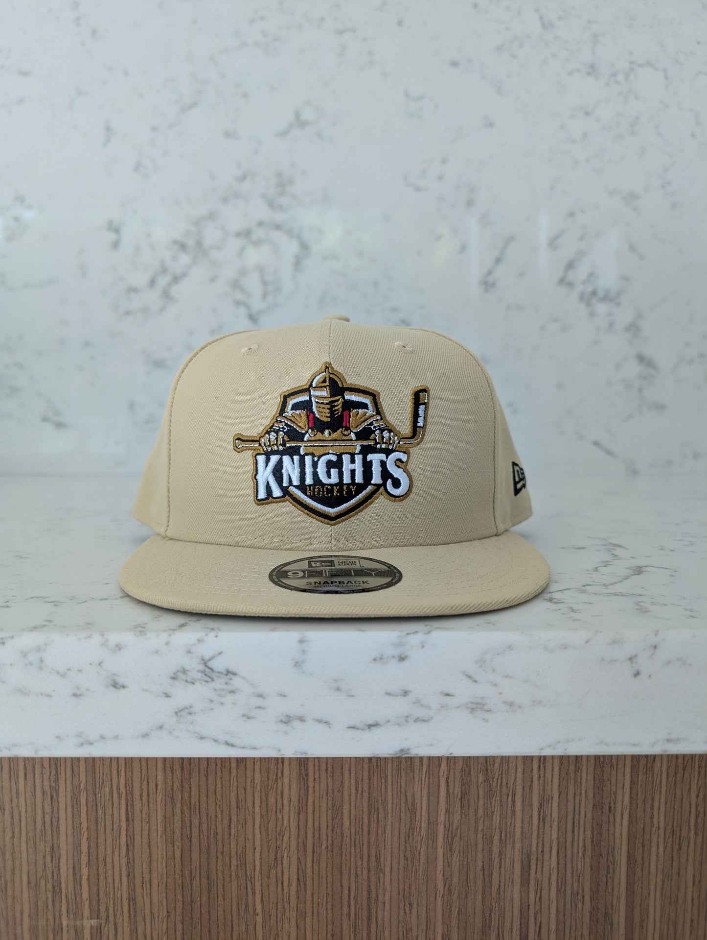 Spring Okanagan Knights 3D Puff New Era Flat Brim 9Fifty Snap Back Hat