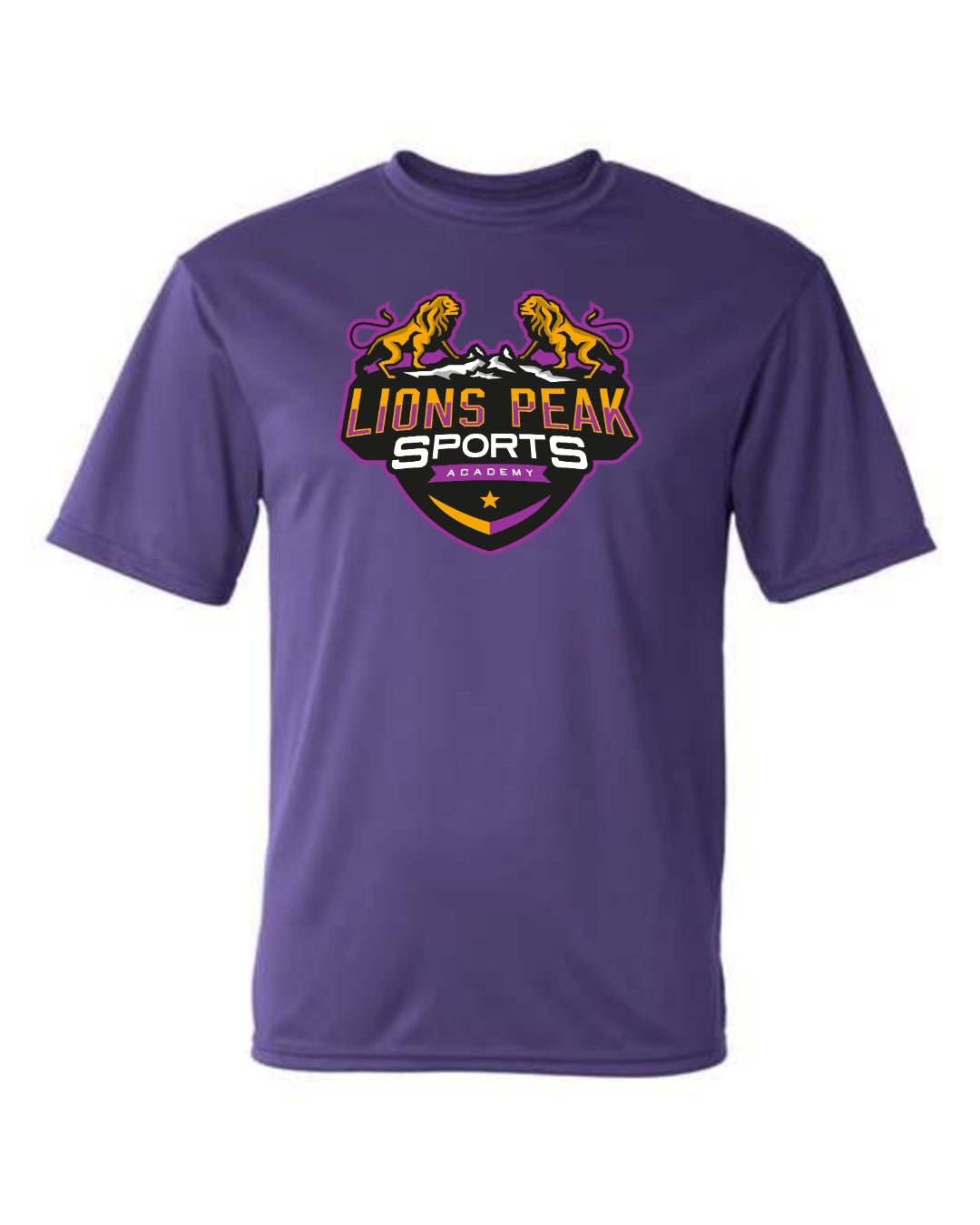 Lions Peak Youth Performance Shirt - Purple