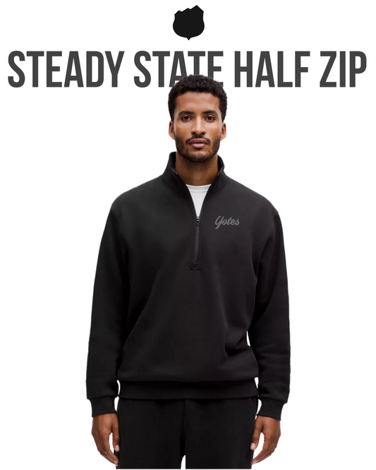 Adult Lululemon Coyotes Graphite Steady State Half Zip 25/26 Edition