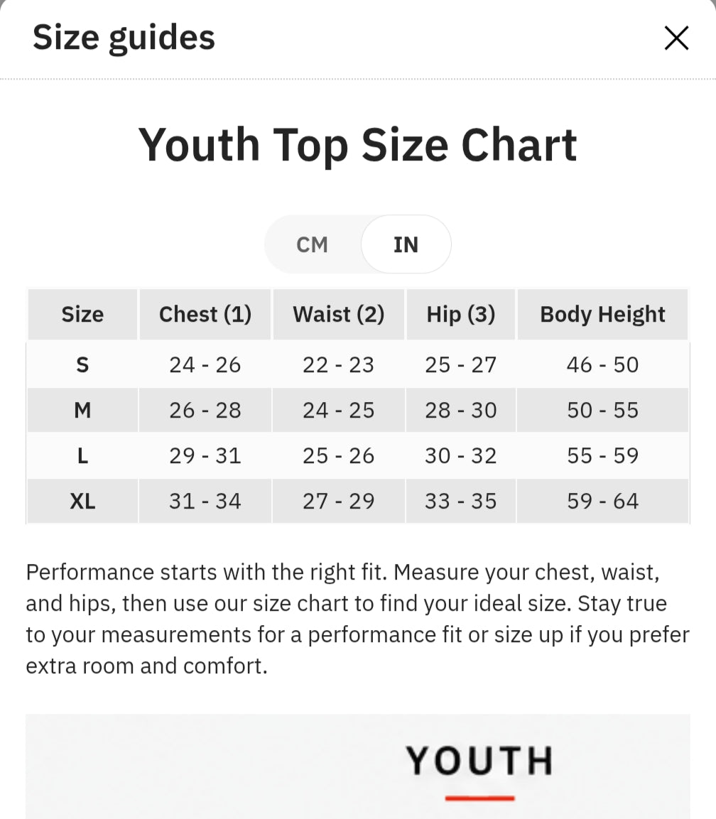 AYCANE Blade GTY Base Layer Long Sleeve Youth (HECC)
