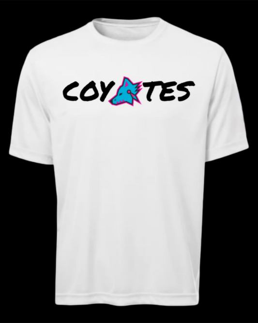 Youth Coyotes White Performance Team Shirt