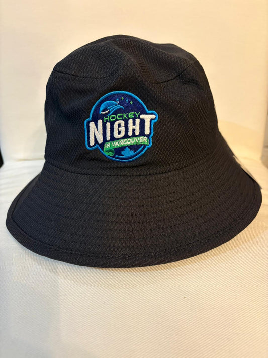 Hockey Night 3D Puff New Era Bucket Hat