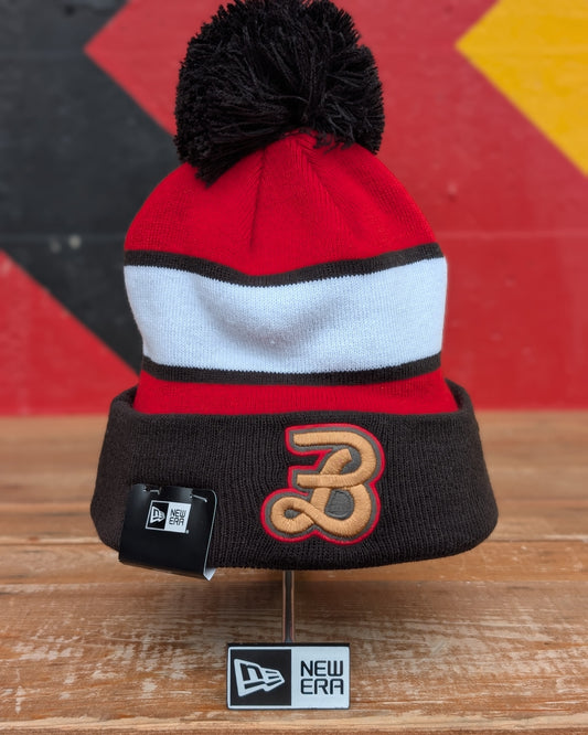 Beavers Toque B Letter Logo 3D Puff New Era In Team Colors