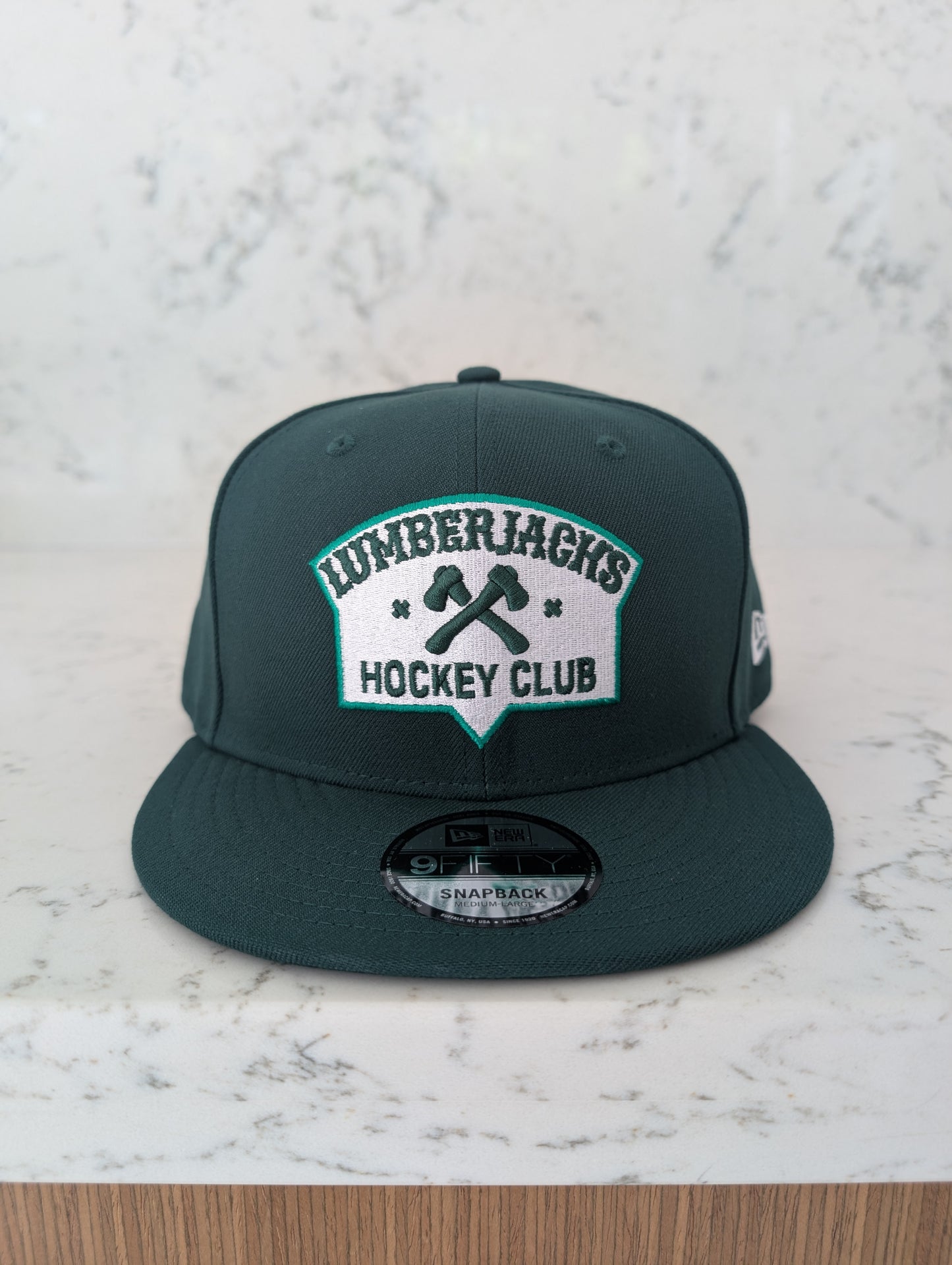 Spring Lumberjacks New Era Team Logo Flat Brim 9Fifty Snap Back Hat
