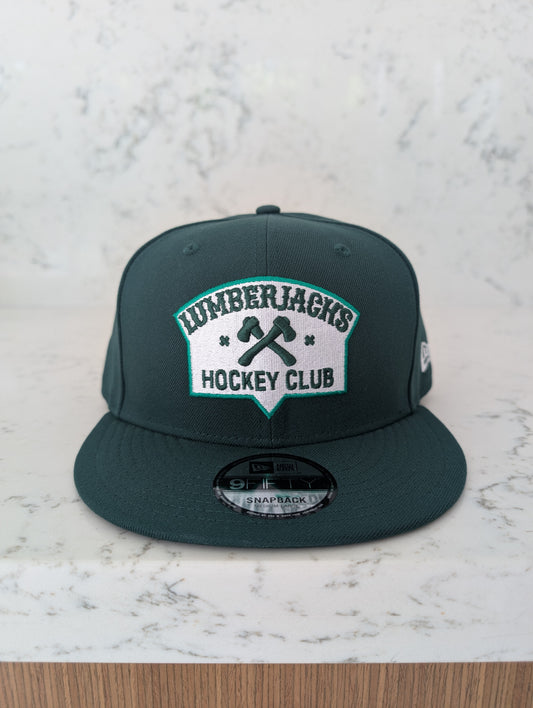 Spring Lumberjacks New Era Team Logo Flat Brim 9Fifty Snap Back Hat