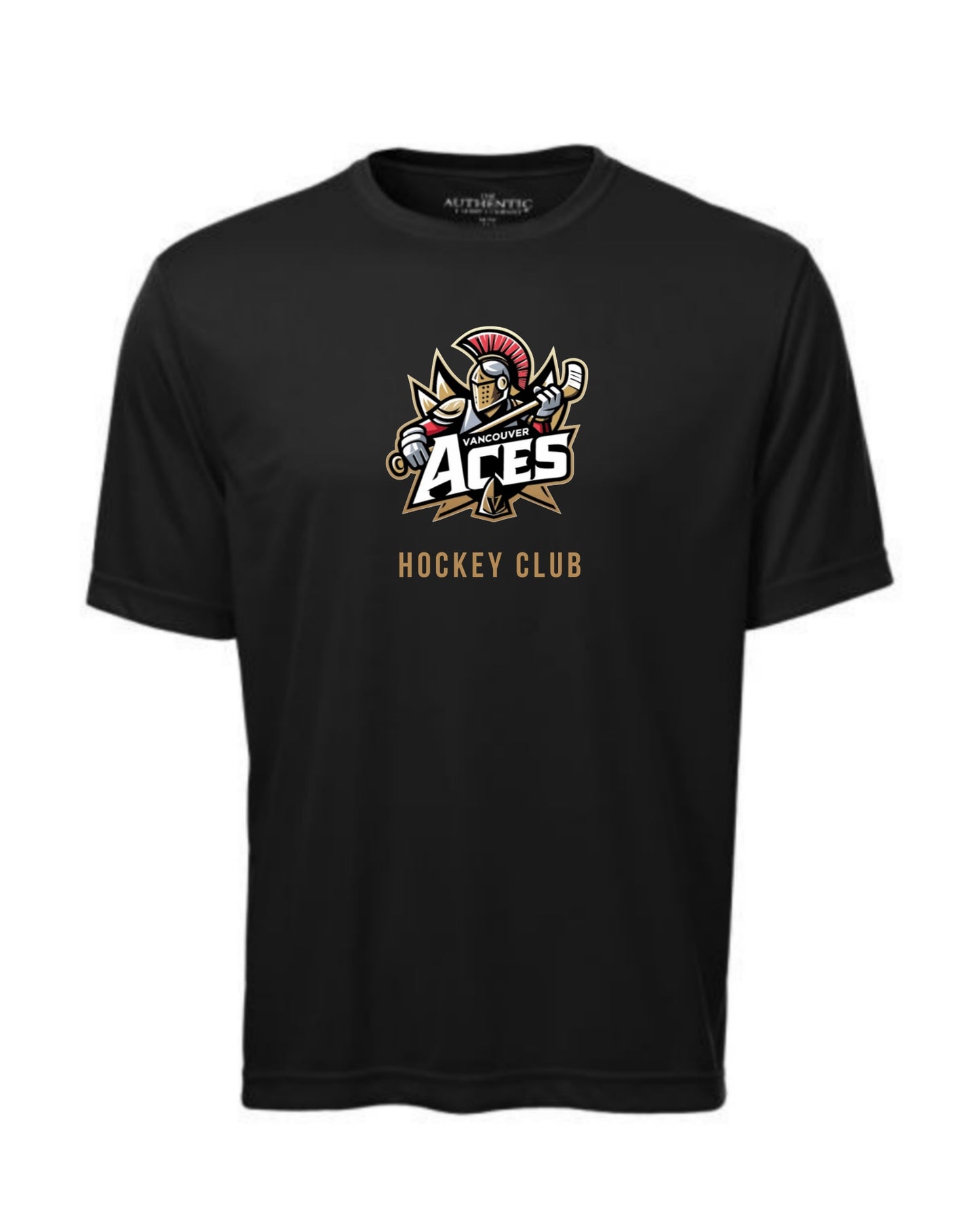 Aces Spring Hockey Youth Locker Room Black Performance Shirt