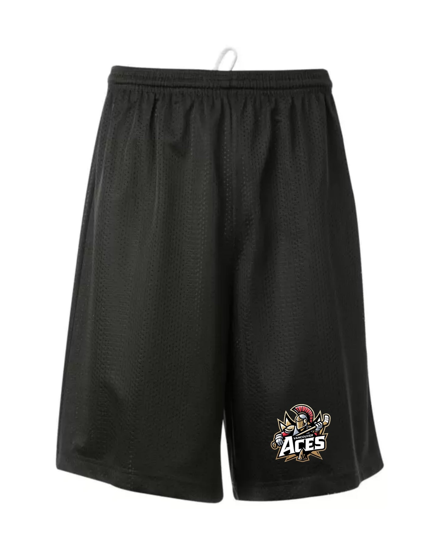 Aces Youth Black Mesh Shorts