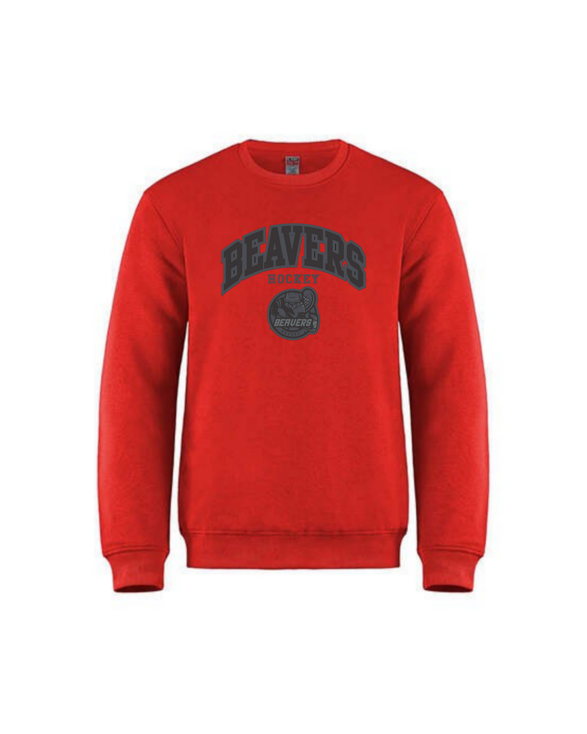 Youth 24/7 Beavers Red Crewneck 2026