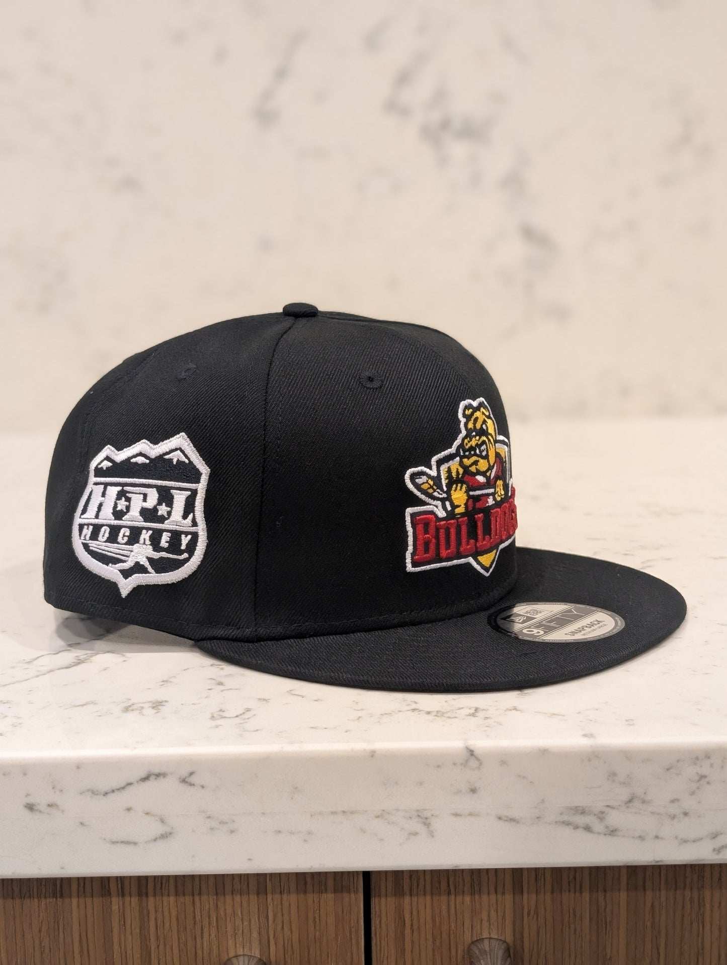 Bulldogs 3D Puff New Era Flat Brim 9Fifty Snap Back Hat