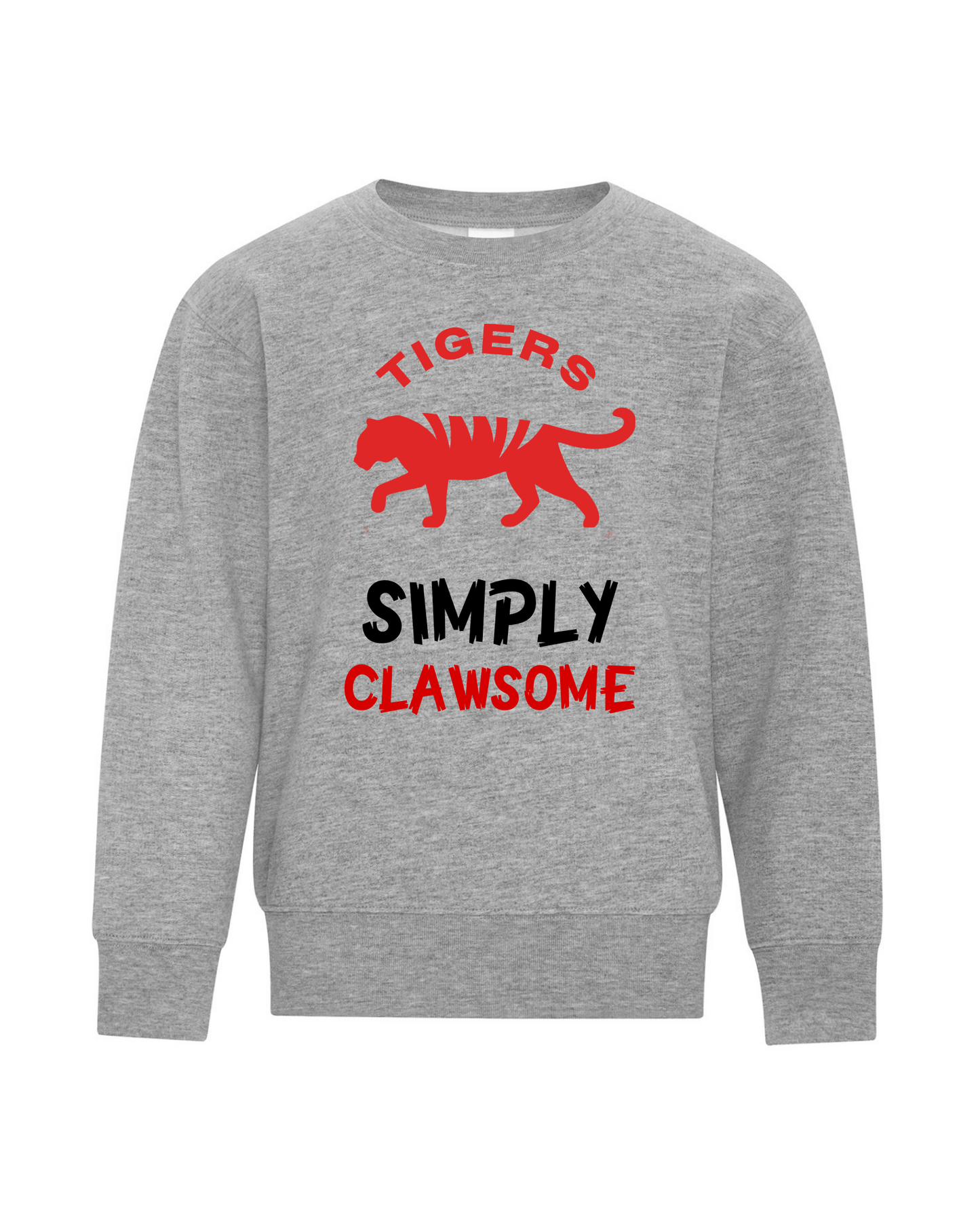 Youth Tigers Sibling Crewneck Team Support