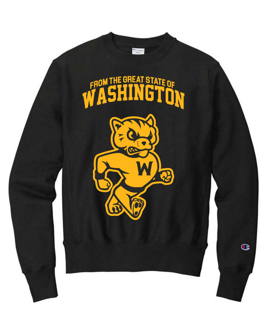 Wolverines Youth Power Play Cotton Crew Neck