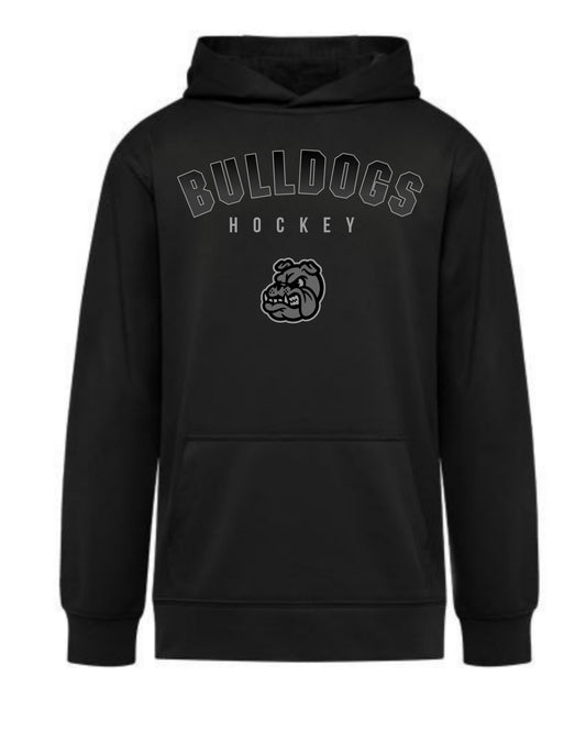 Youth Bulldogs Blackout Cotton Hoodie Fall 2025